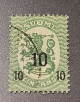 Finnland alte briefmarke