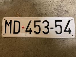 antik Schild Yugoslawien