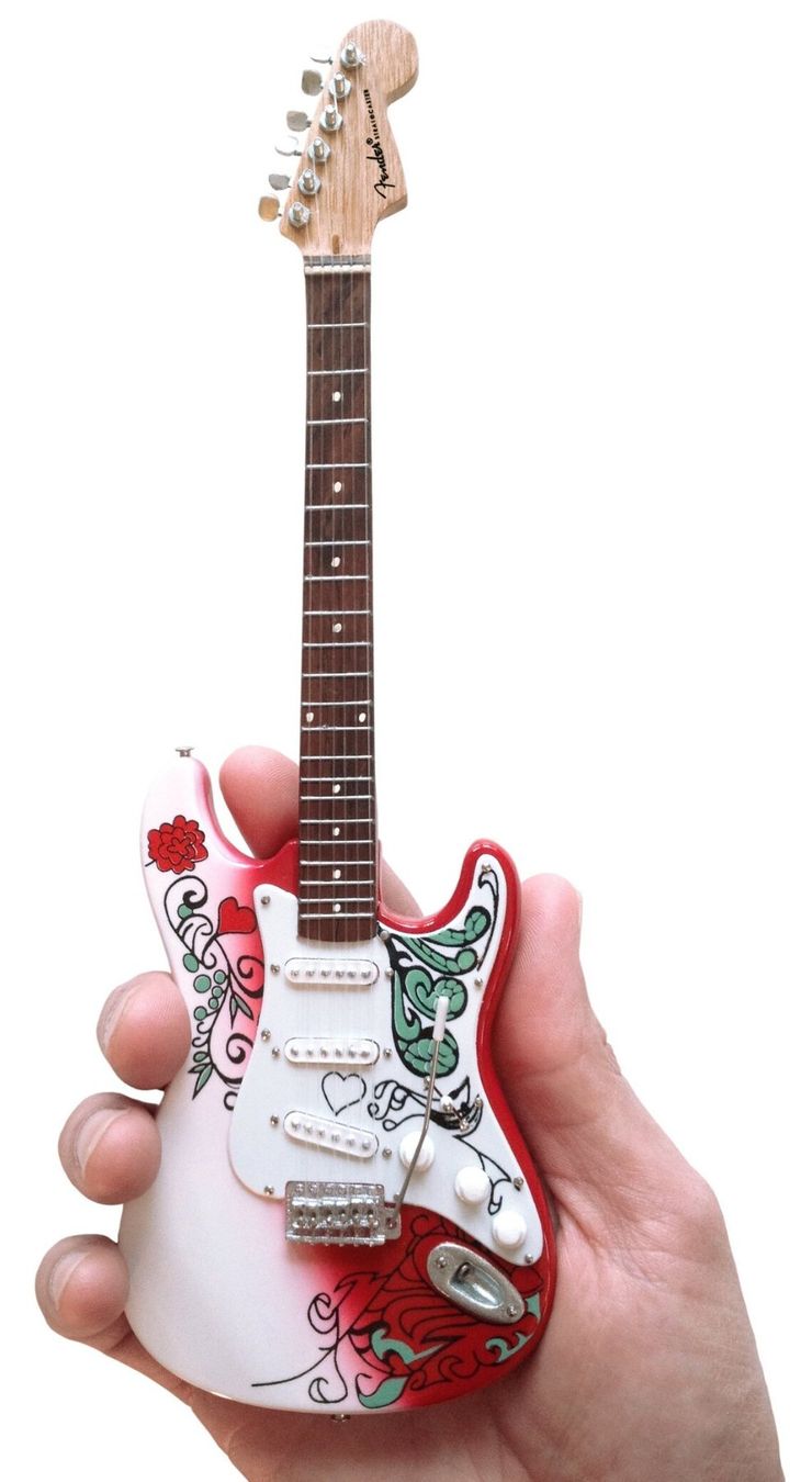 Alle Dekorationen: Jimi Hendrix Hendrix Gitarre Stratocaster mini – Neu und originalverpackt aus Näfels von AllerleiCH