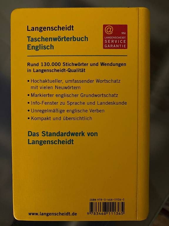 Bücher: Englisch Wörterbuch  – Gebraucht aus Ramsen von mar_jsh2 2