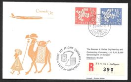 Swissair Erstflug Zürich - Khartoum 31.3.1962
