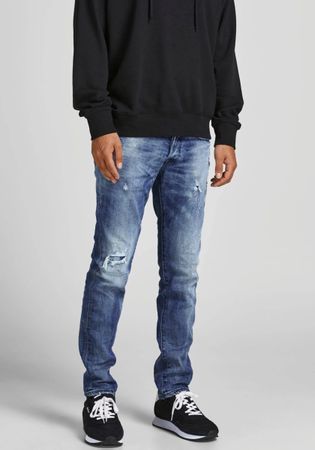 JACK & JONES Slimfit Jeans in Blue Denim   Orginalpreis 120.