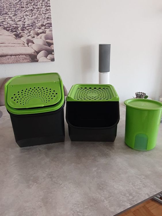 Tupperware 3 stk (zwiebel/Kartoffel behälter) | Kaufen auf Ricardo