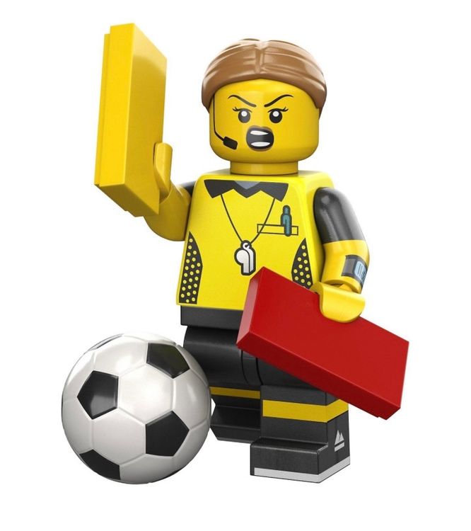 Lego Minifigur Serie 24 - 71037 - Nr.1 - Schiedsrichterin (Neu (gemäss ...