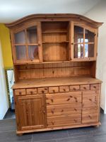 Anrichte Kiefer Massivholz mit Glasaufsatz guter Zustand