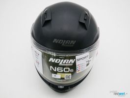 NOLAN N60-6 Motorradhelm schwarz Gr. M zus. Visier