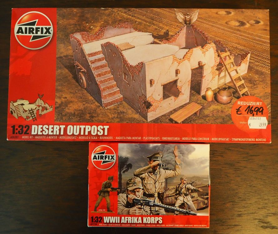 Airfix / Desert Outpost und Afrika Corps / 1/32 | Kaufen auf Ricardo