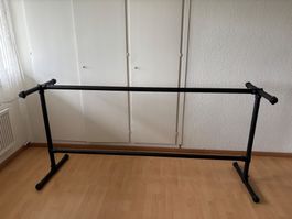 Bartisch Gestell Stahl 42mm Schwarz 210x100x61cm