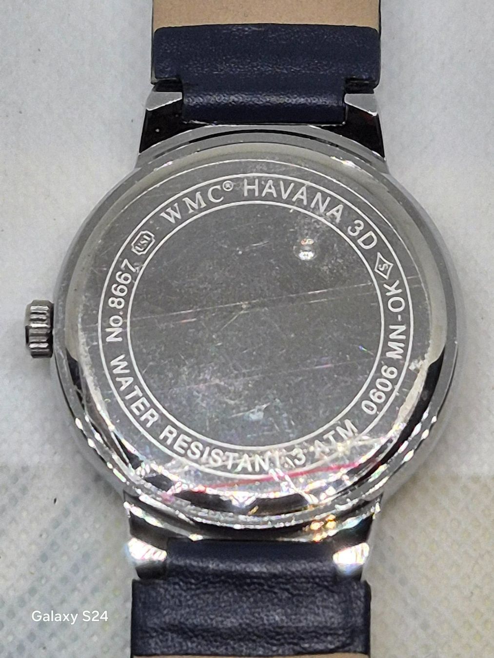 Orologi: WMC Blue Watch mit Datumsanzeige, 3 ATM – Nuovo e nell'imballaggio originale da Losone venduto da bal_gfp6 6