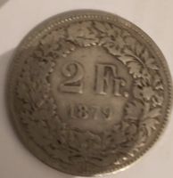 Moneta 2 Franchi 1879 usata