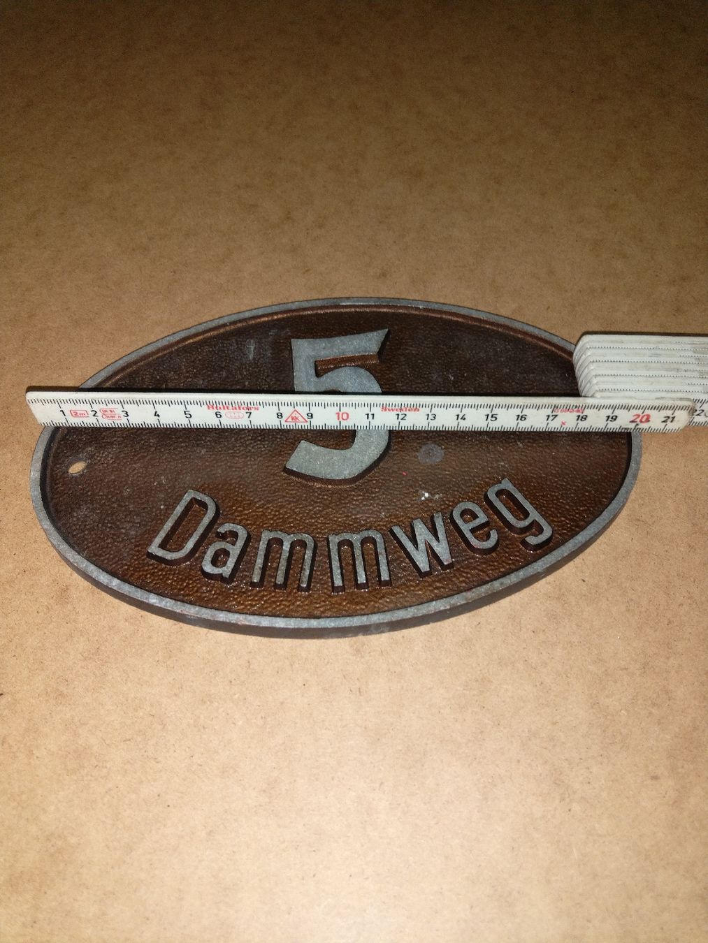 Ecriteaux: Hausnumer Dammweg Nr.5 – D'occasion à Künten par Spinner62 2