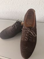 Ed Herren Budapester in braunem Wildleder Grösse 42 