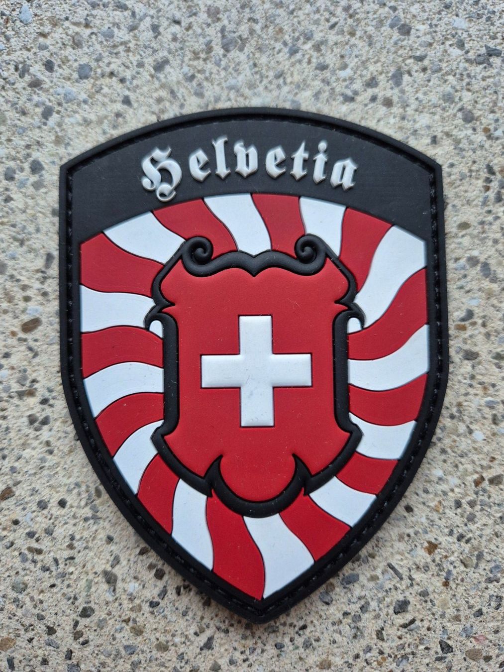 Schweizer Armee Plaketten & Abzeichen: *** Badge Swisscoy mit klett *** – Gebraucht aus Riedholz von fr_sIruP