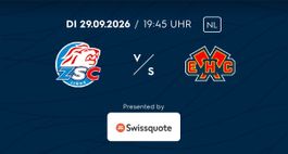ZSC : EHC Biel Dienstag 29.09.2026 | Stehplatz HEIM
