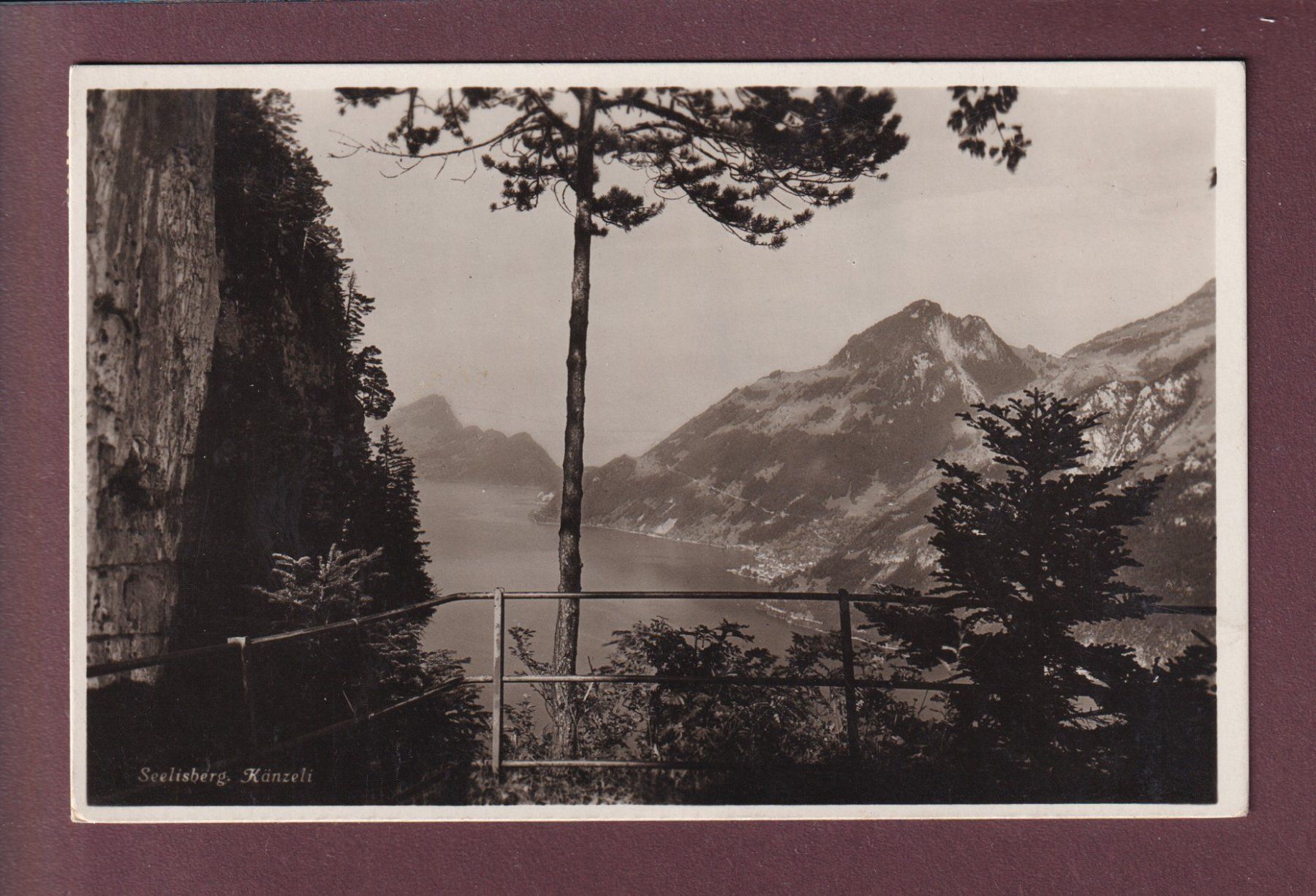 Cartoline postali: SEELISBERG - Känzeli - 1936 – Usato da Pully venduto da nicecards