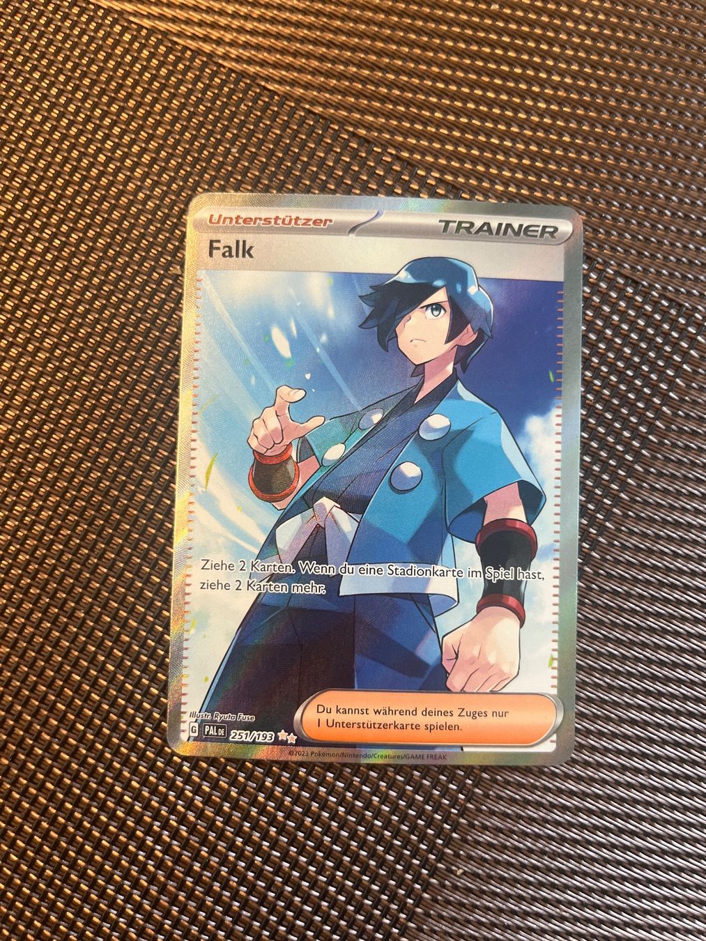 Pokémon Carte collezionabili: Pokemon Falk Fullart Paldea Evolved Deutsch – Nuovo (secondo la descrizione) da Wabern venduto da Collectfun