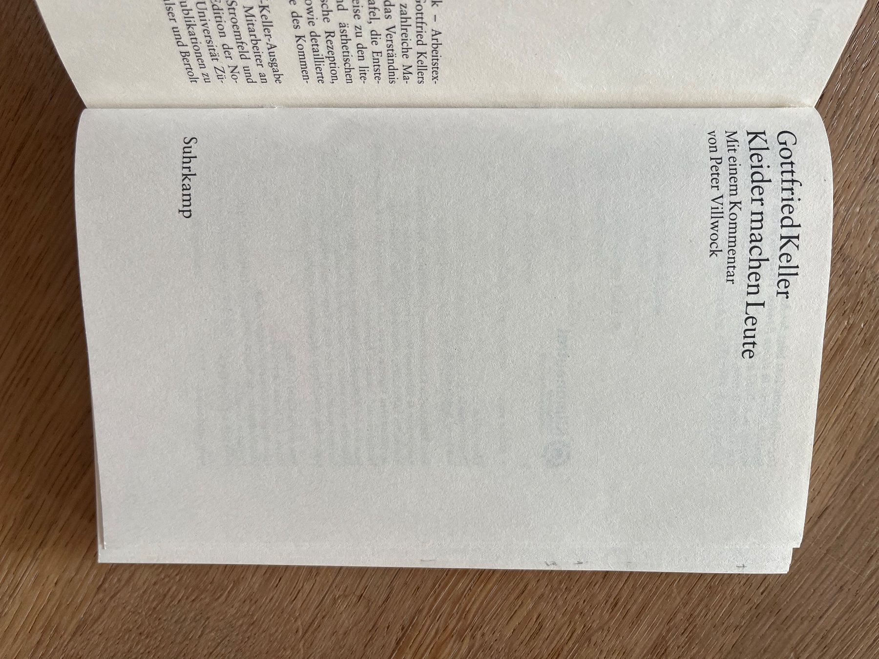 Libri: Gottfried Keller - Kleider machen Leute – Usato da Laupen BE venduto da lee_ym6v 3