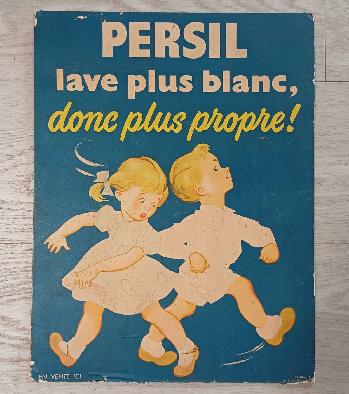 Persil Schilder: Antiker PERSIL Karton Steller WERBUNG – Gebraucht aus Brittnau von simionius
