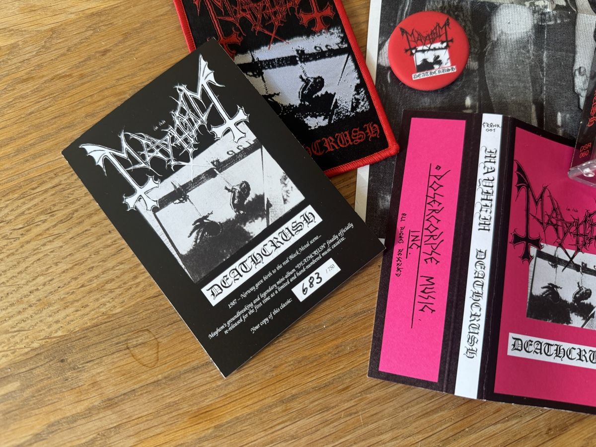 Musicassette: MAYHEM Deathcrush Black Metal – Nuovo e nell'imballaggio originale da Glattfelden venduto da Ak_5bL 1