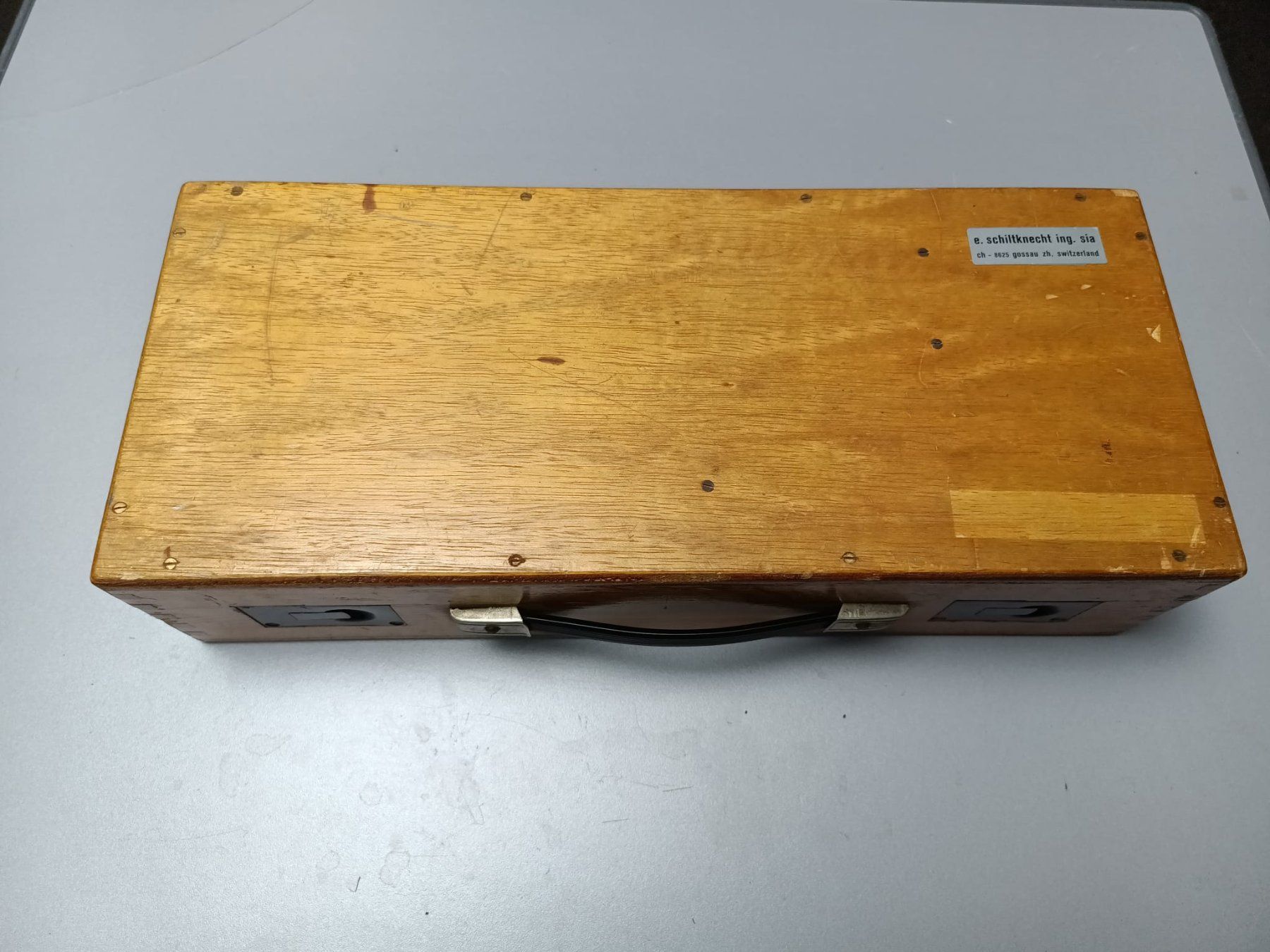Misurare: Antikes Widerstands-Anemometer in originaler Holzbox – Usato da Jona venduto da Gamabunt 3