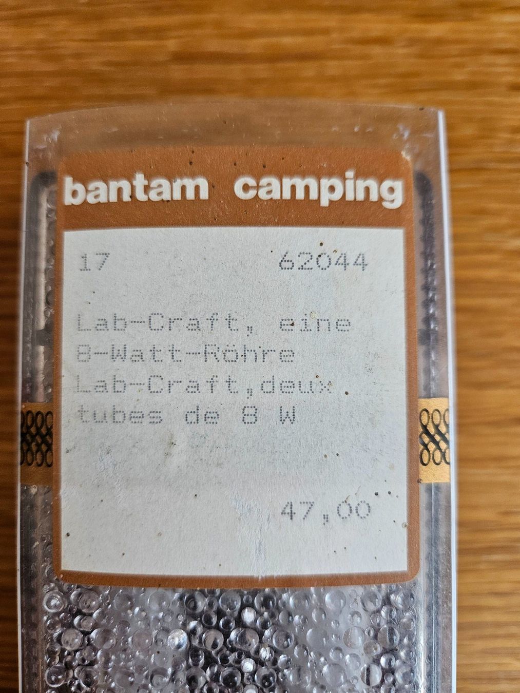 Lampes: BANTAM Campingleuchte NOS – Neuf avec emballage d'origine à Marbach SG par Pinnie62 1