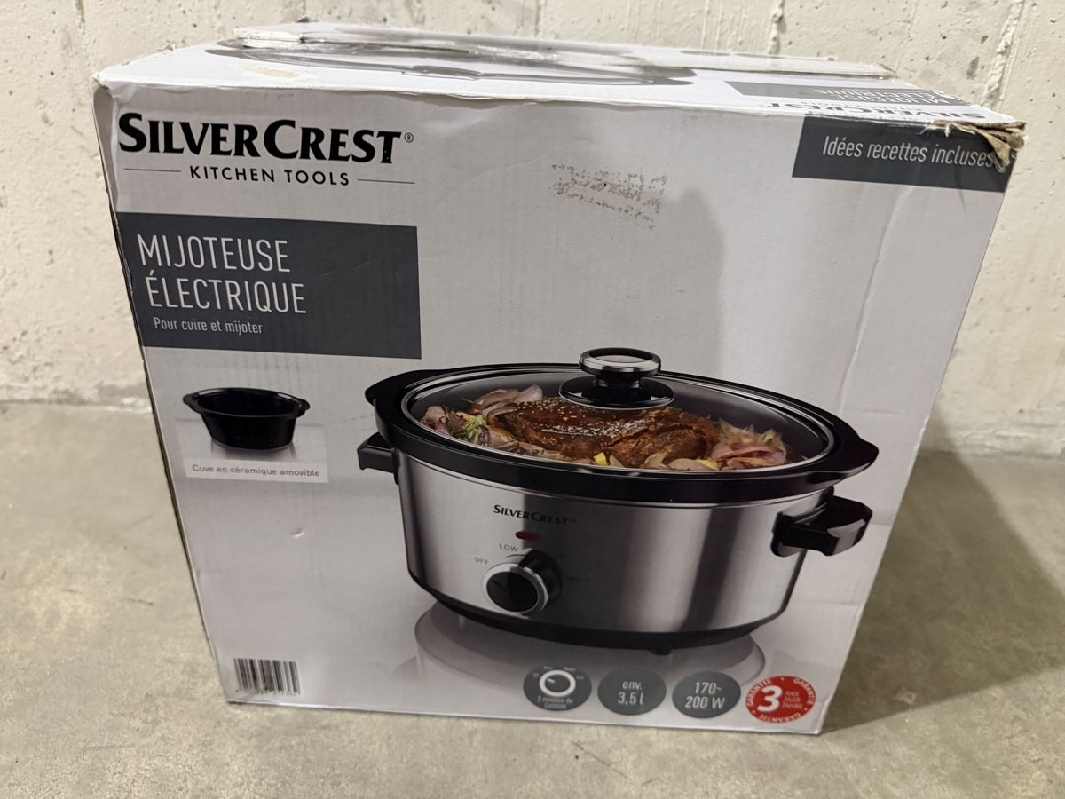 SilverCrest Appareils de cuisine: Mijoteuse électrique Silver Crest 3,5L neuve – Neuf avec emballage d'origine à Prilly par phi_rvs5 3