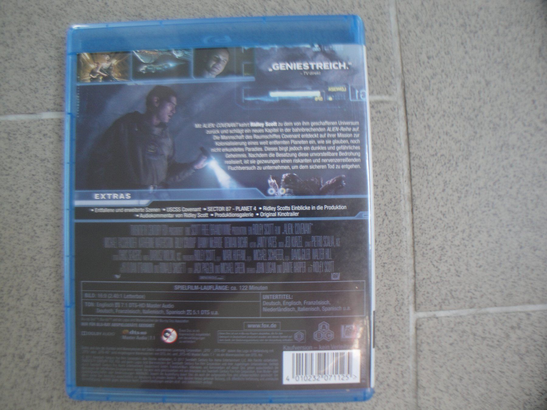 Alle DVDs: Blu-ray Alien covenant – Gebraucht aus  von  1