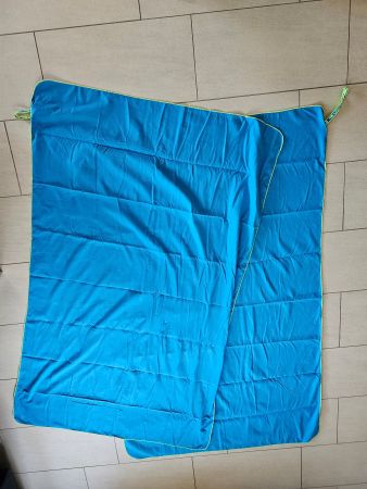 2x grosses Nabaiji Handtuch ultrakompakt Mikrofaser