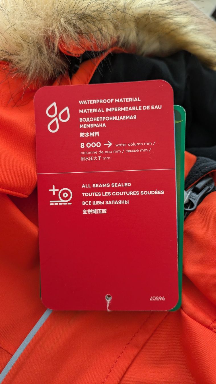 Reima Giacche & Cappotti: NEU Reima - Winterjacke - orange -128 – Nuovo (secondo la descrizione) da Staufen venduto da Fleby84 4