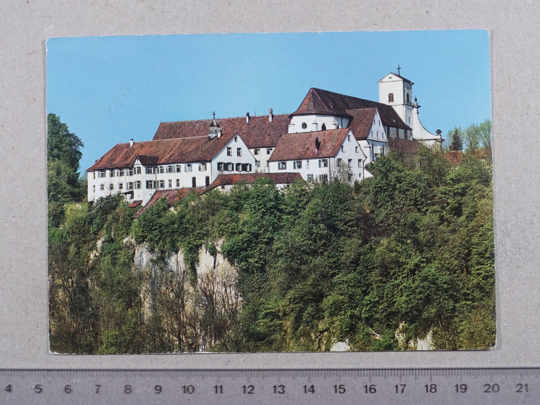 Cartoline postali: Mariastein, Kloster, Wallfahrtskirche, Solothurn – Usato da Lenzburg venduto da fh1