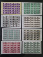 1938 - 1948 : 8 postfrische Bogen Pro Patria, KP 300.--