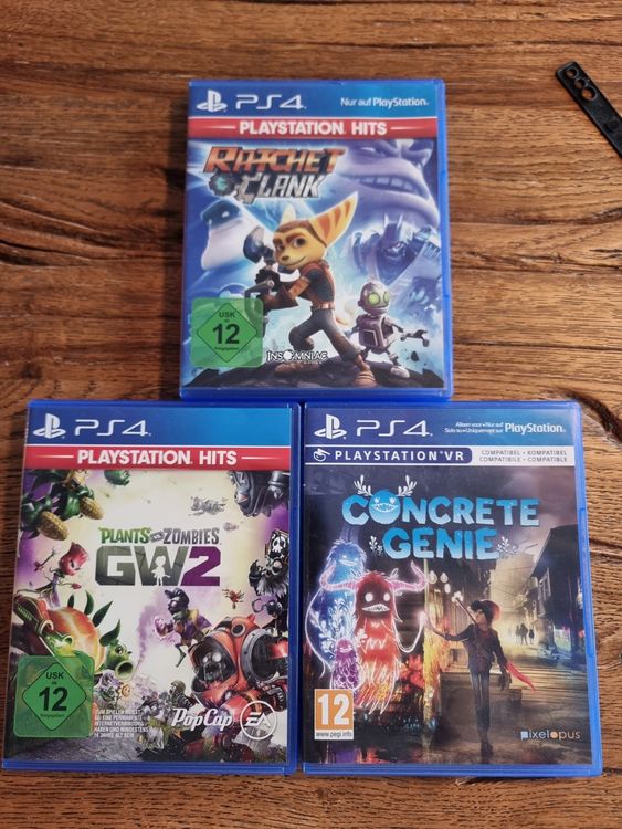 PS4 Games Ratchet Clank/Concrete Genie (Gebraucht) in Untersiggenthal ...