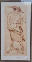 Frauen Akt Zeichnung / Bild / Kunstwerk von Max Brüning sig.