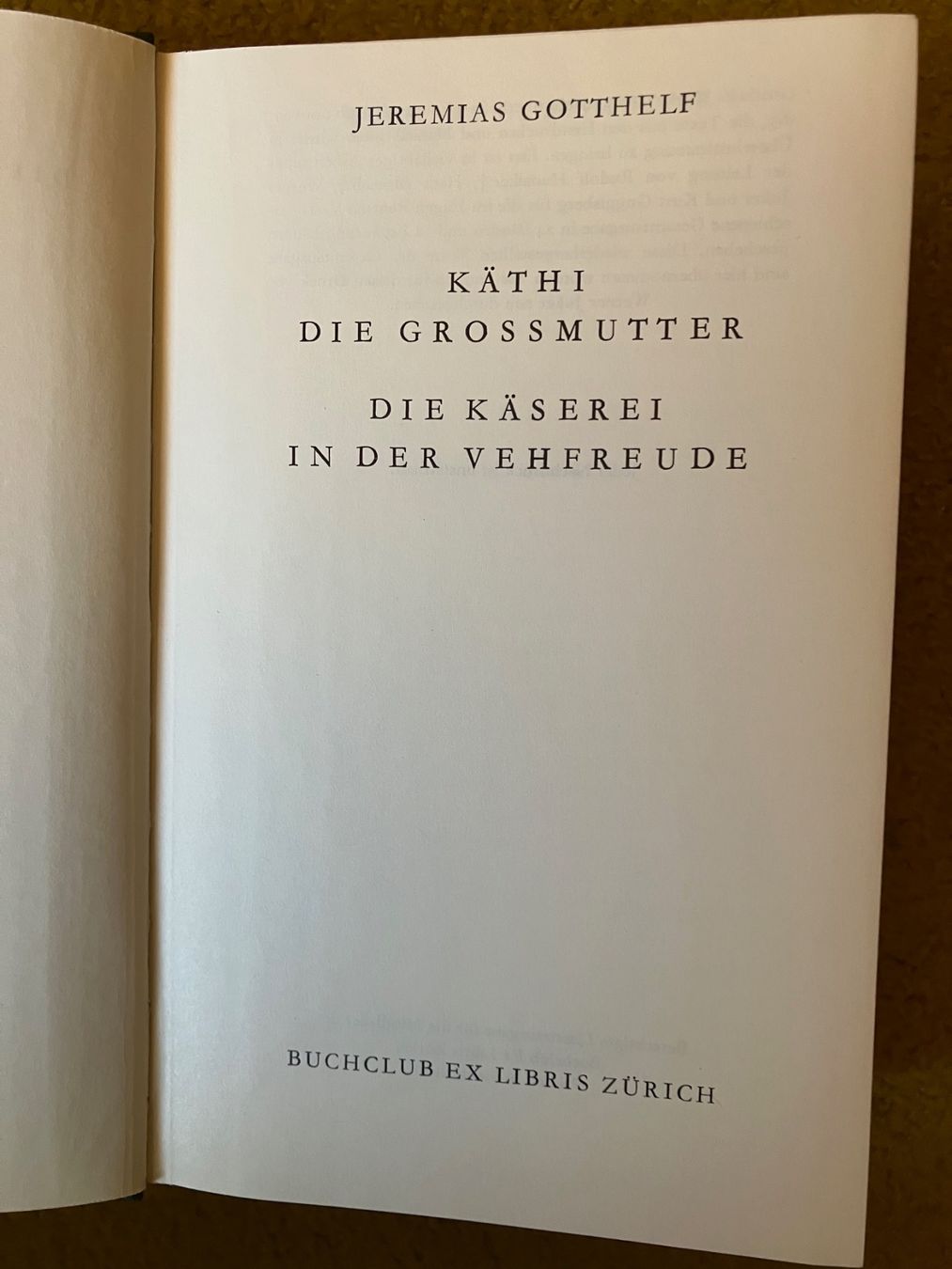 Libri: Gotthelf Büchersammlung – Usato da Uster venduto da hpl_nl2w 7