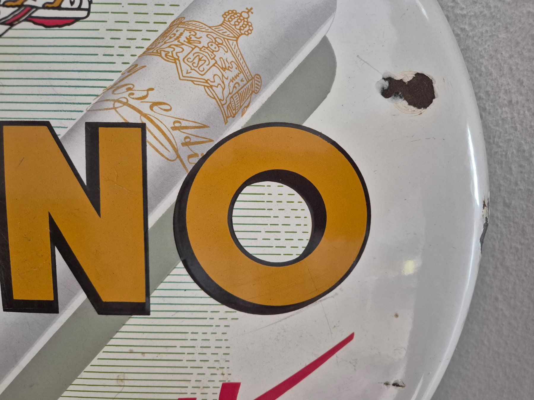 Schilder: Altes Emailschild Juno Zigaretten Emaille Schild Vintage – Gebraucht aus Schaffhausen von pfanis09 2