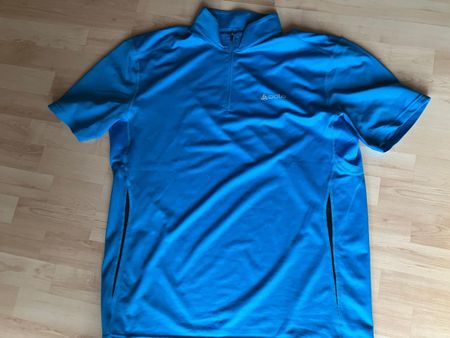 Odlo Herren Poloshirt kurzarm, Blau, Grösse XXL