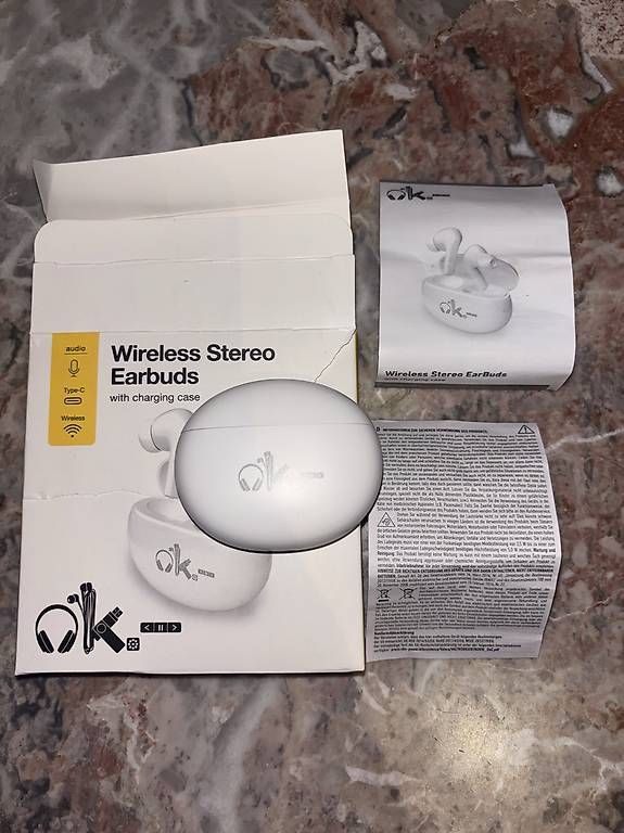 Cuffie: OK.- Wireless Stereo Earbuds (Kopfhörer) – Nuovo e nell'imballaggio originale da Beckenried venduto da lww_25tg