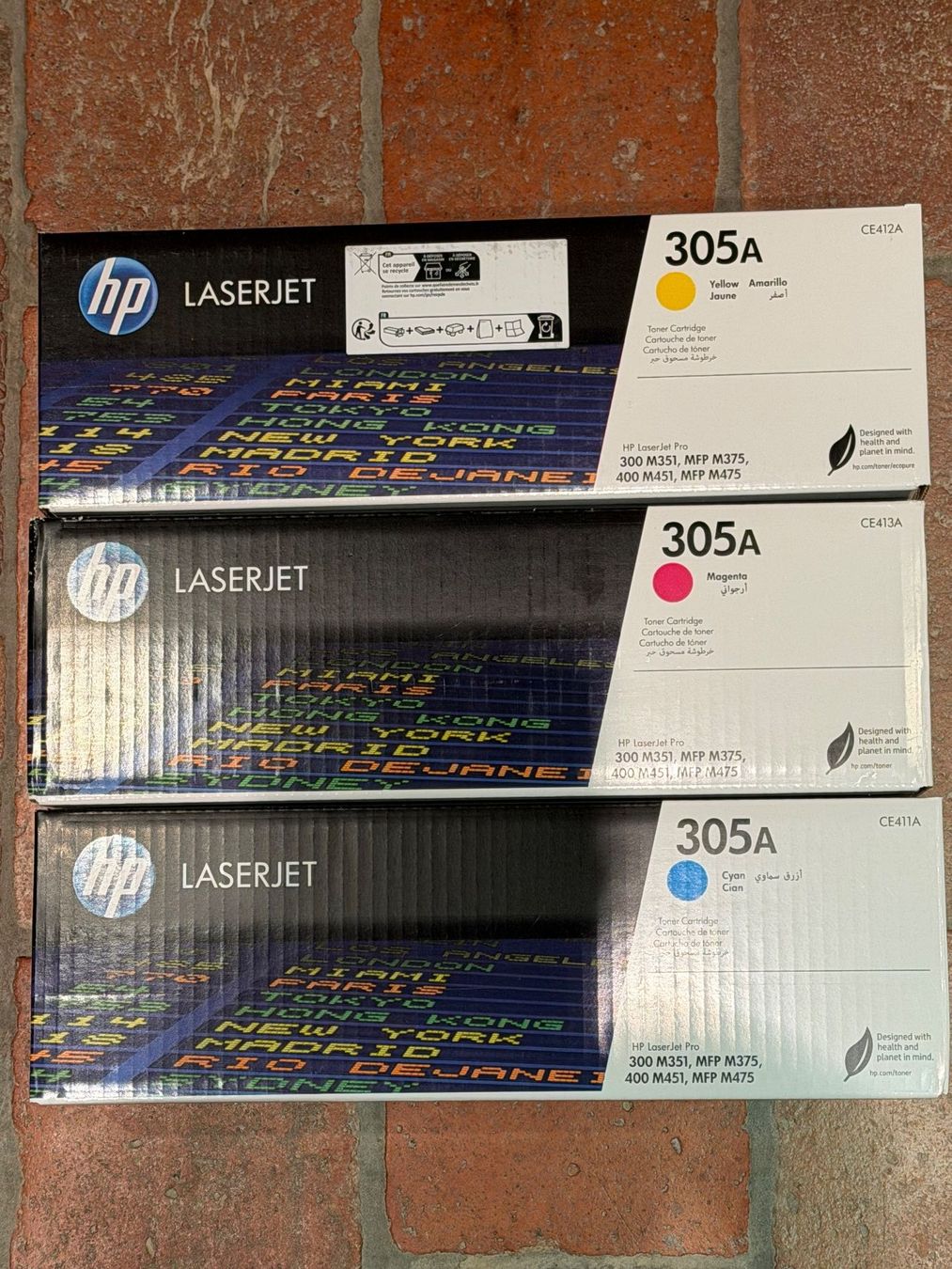Hewlett Packard Cartucce per stampanti & toner: HP original 305A cyan magenta yellow – Nuovo e nell'imballaggio originale da Büren an der Aare venduto da simsand