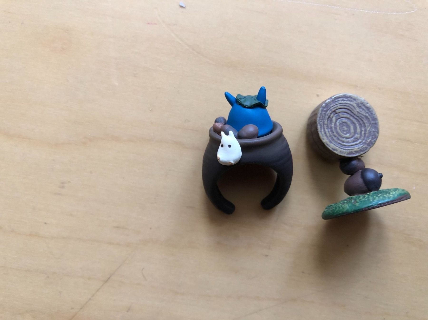 Statuette: Figurine Totoro bleue - Kazaring - Ghibli Miyazaki – Nuovo e nell'imballaggio originale da Romainmôtier venduto da Oaxaca9 1