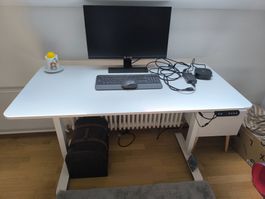 Höhenverstellbarer Tisch inkl. Optionalem Zubehör