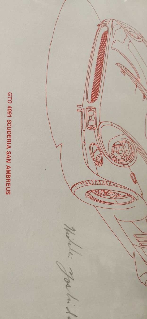 Grafica & Litografie: Prototype lithographie SIGNÉ LE Hideki Yoshida FERRARI – Usato da Vésenaz venduto da Angela.C3 5