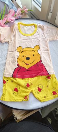 Winnie Pooh Kinder Sommer Pyjama Set, Grösse 90 | NEU für