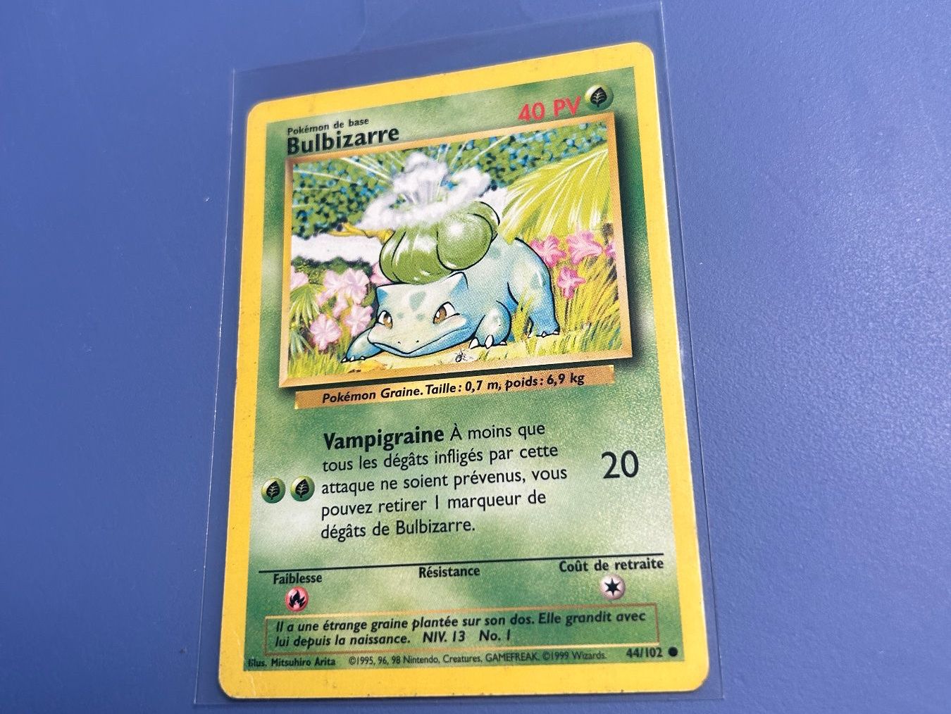 Pokémon Carte collezionabili: Bulbizarre 44/102 Set de Base FR – Usato da Schlieren venduto da happymerchant64