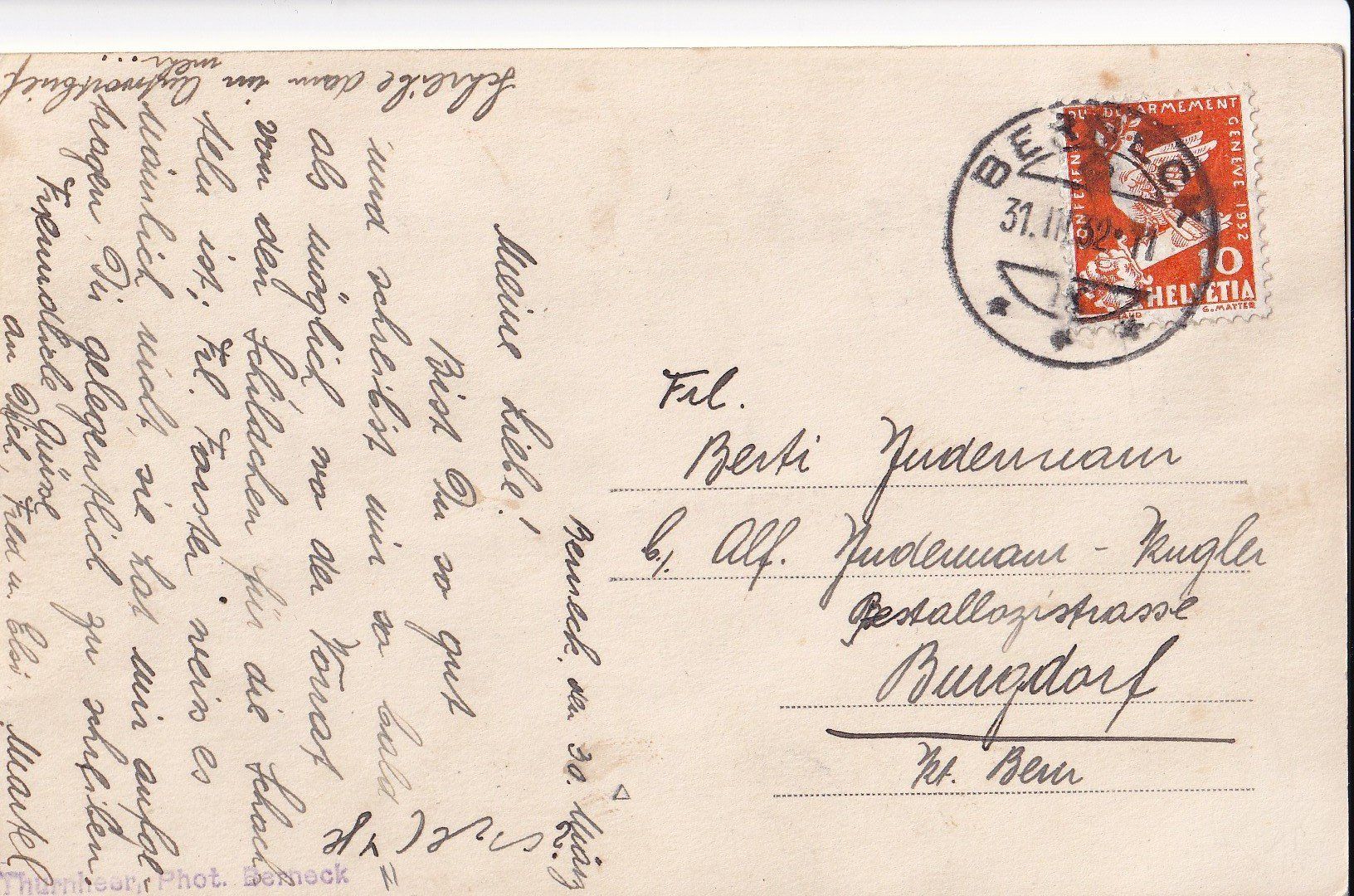 Cartoline postali: Berneck Dorfansicht – Usato da Olten venduto da clotaldi 1