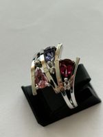 Ring Weissgold / Edelsteine 18 Karat
