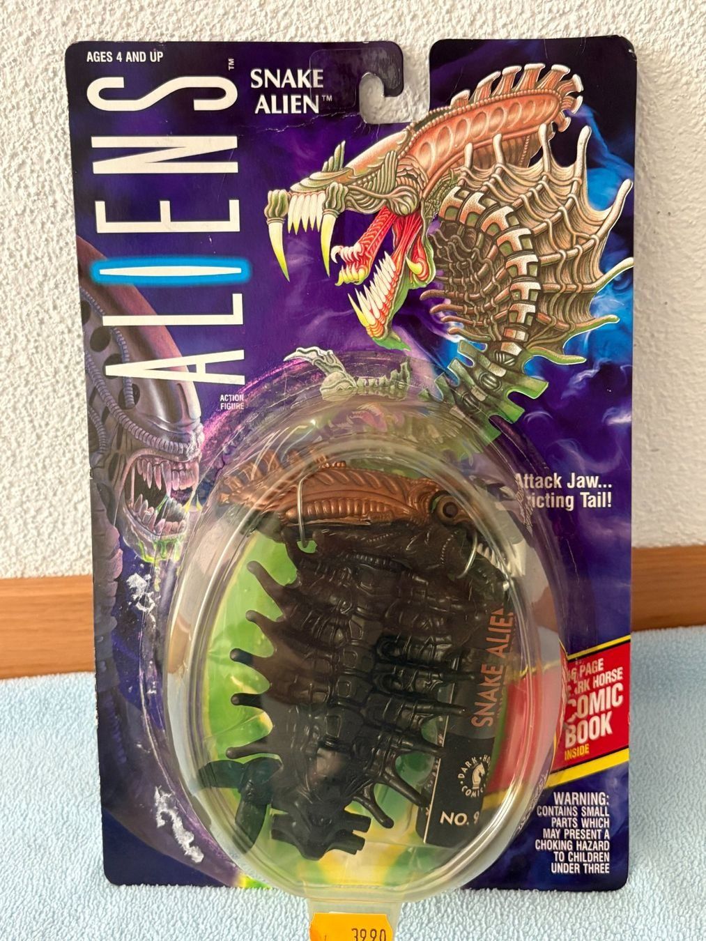 Figuren: Seltene Alien Snake Action Figur, Original Vintage 1992 – Neu und originalverpackt aus Ottenbach von TimelessEmotions. 2