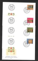 4 FDC Pro Patria 1987 Serie Einzelmarken ET 26.5.1987