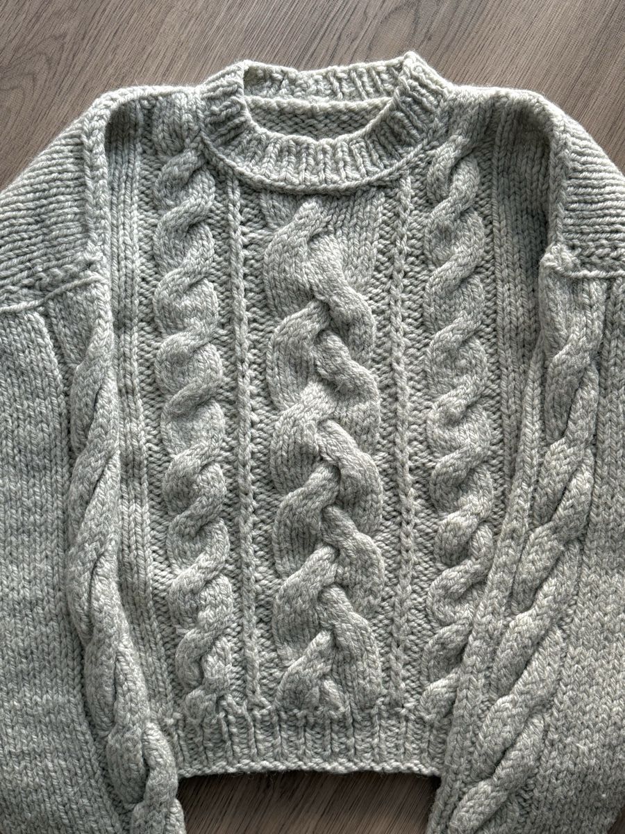 Maglioni & Felpe: Handgestrickter Pullover Wolle handmade cropped XS S – Usato da Langnau am Albis venduto da Nataliehershlag 4