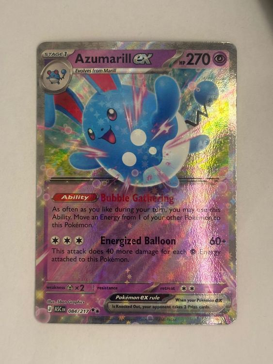 Pokémon Azumarill ex – ASC 084 – Double Rare (EN) (Gebraucht) in St ...