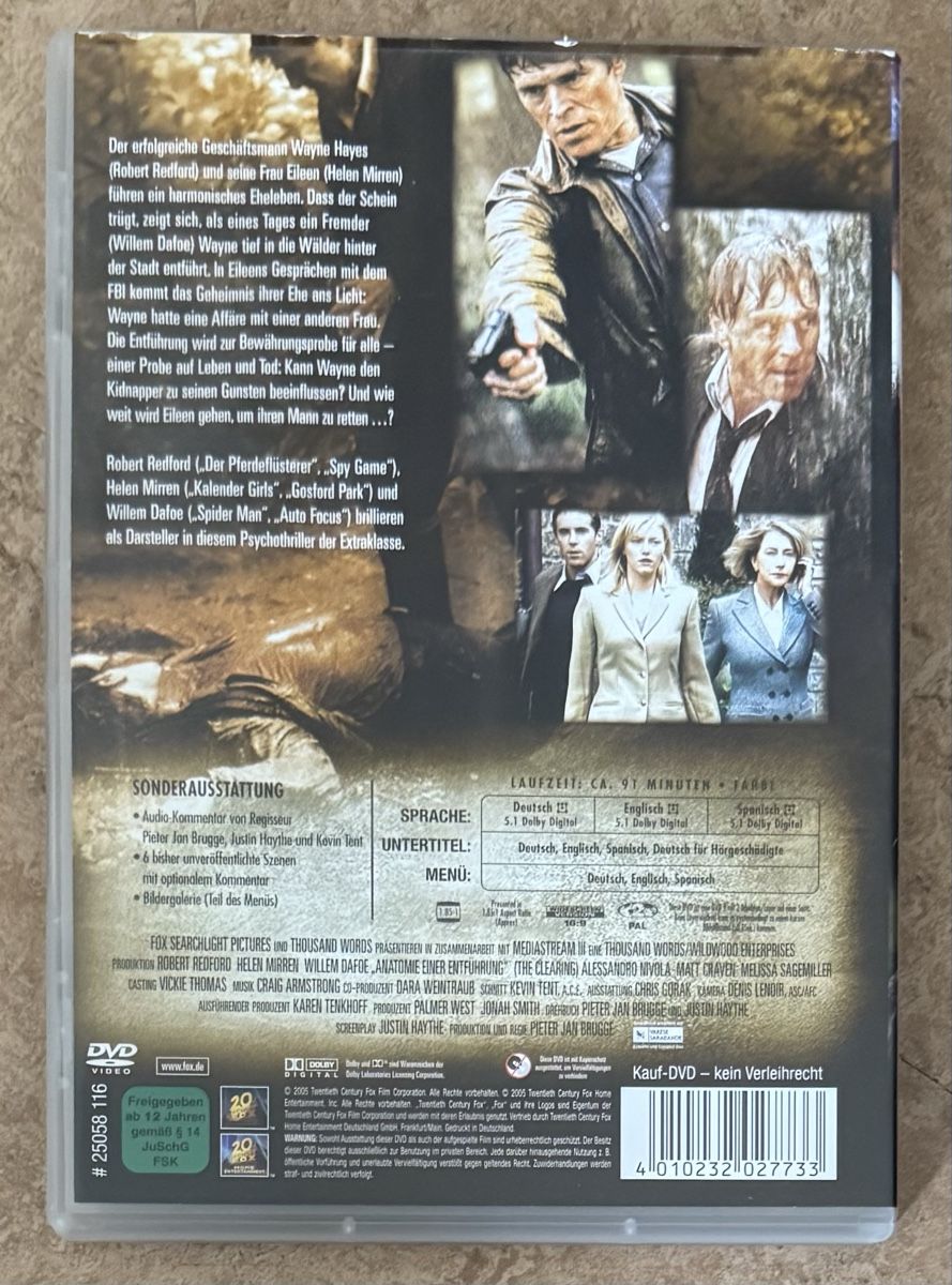 Alle DVDs: ANATOMIE EINER ENTFÜHRUNG – Neu (gemäss Beschreibung) aus Dietikon von AndreaSch01 1